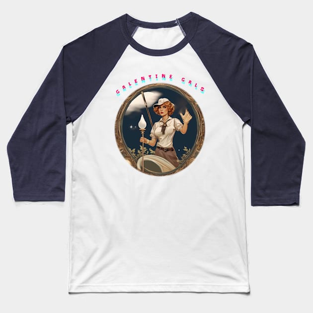 Galentines gal golfer Baseball T-Shirt by sailorsam1805